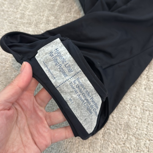 NEW NWT Trina Turk Black off shoulder ruffle one piece swimsuit modest - Picture 10 of 10